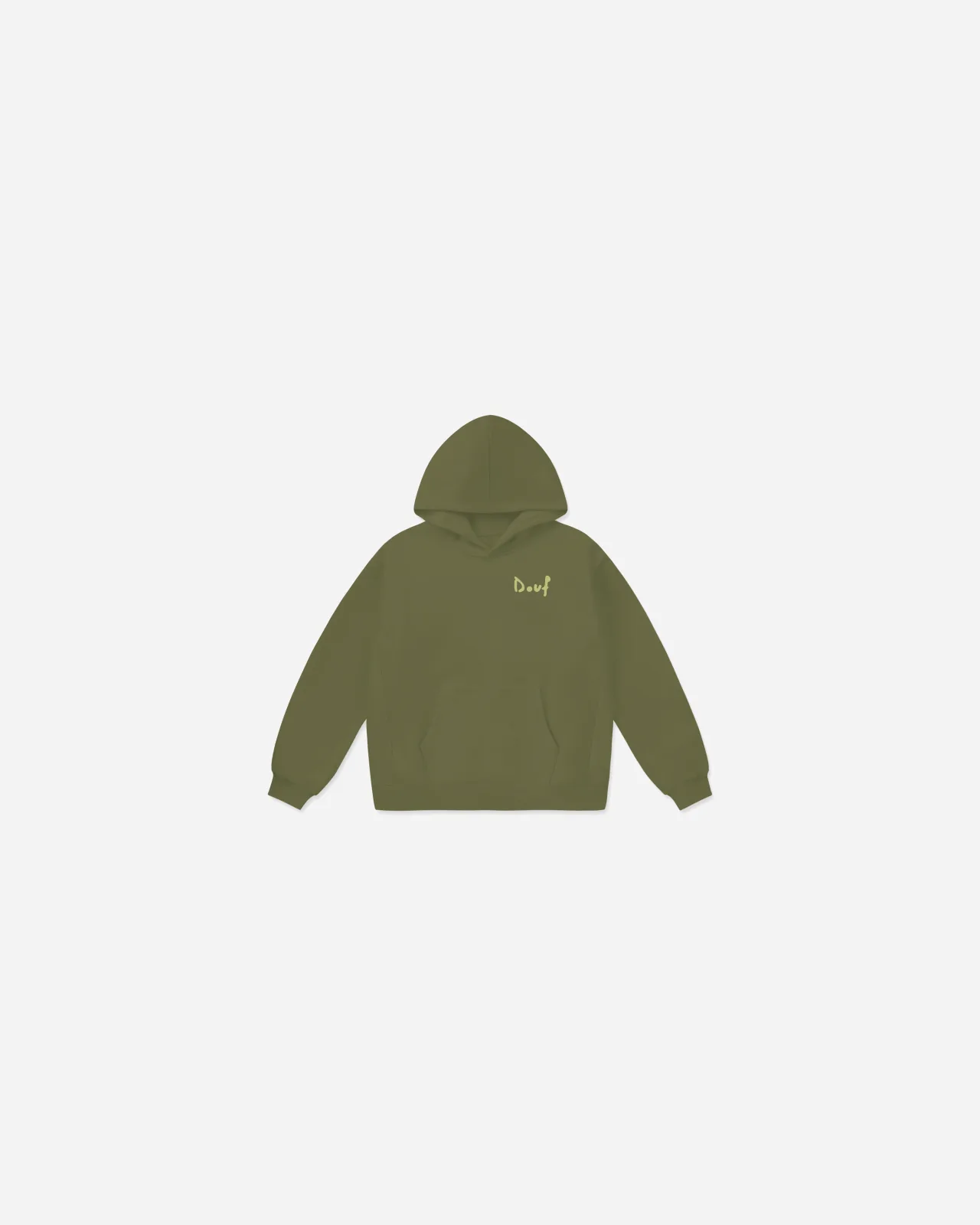 the 80s bc hoodie — verde oliva