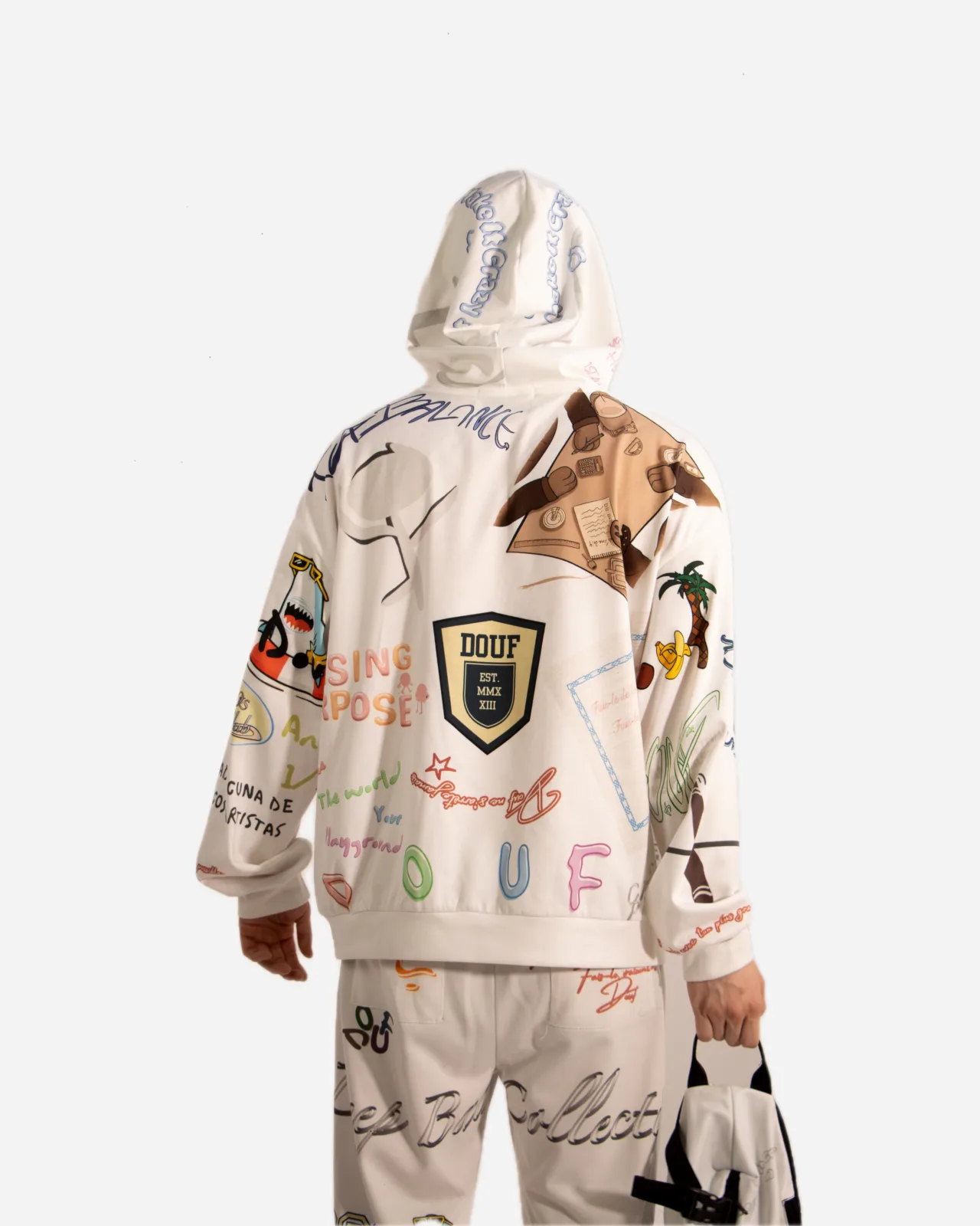 artist series hoodie — douf × cliobbp — vista 2