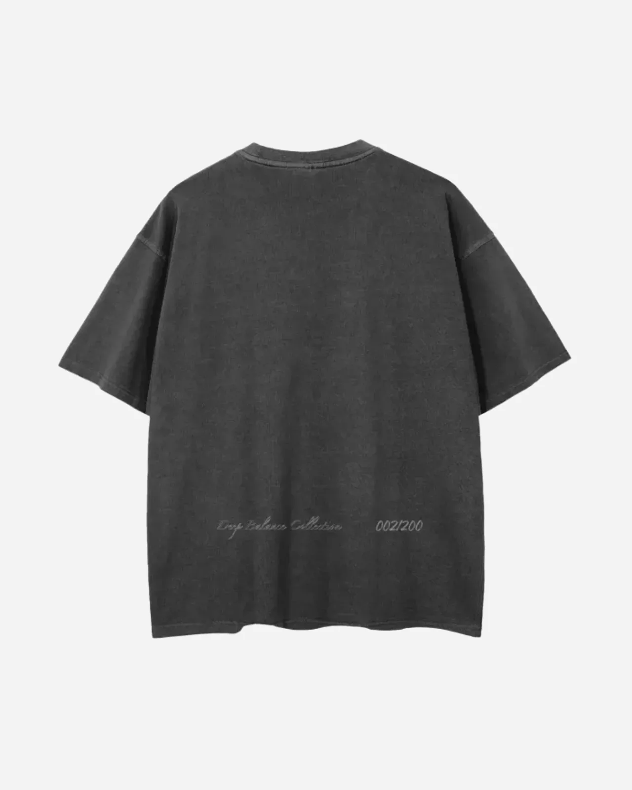 douf script tee — noir — vista 2