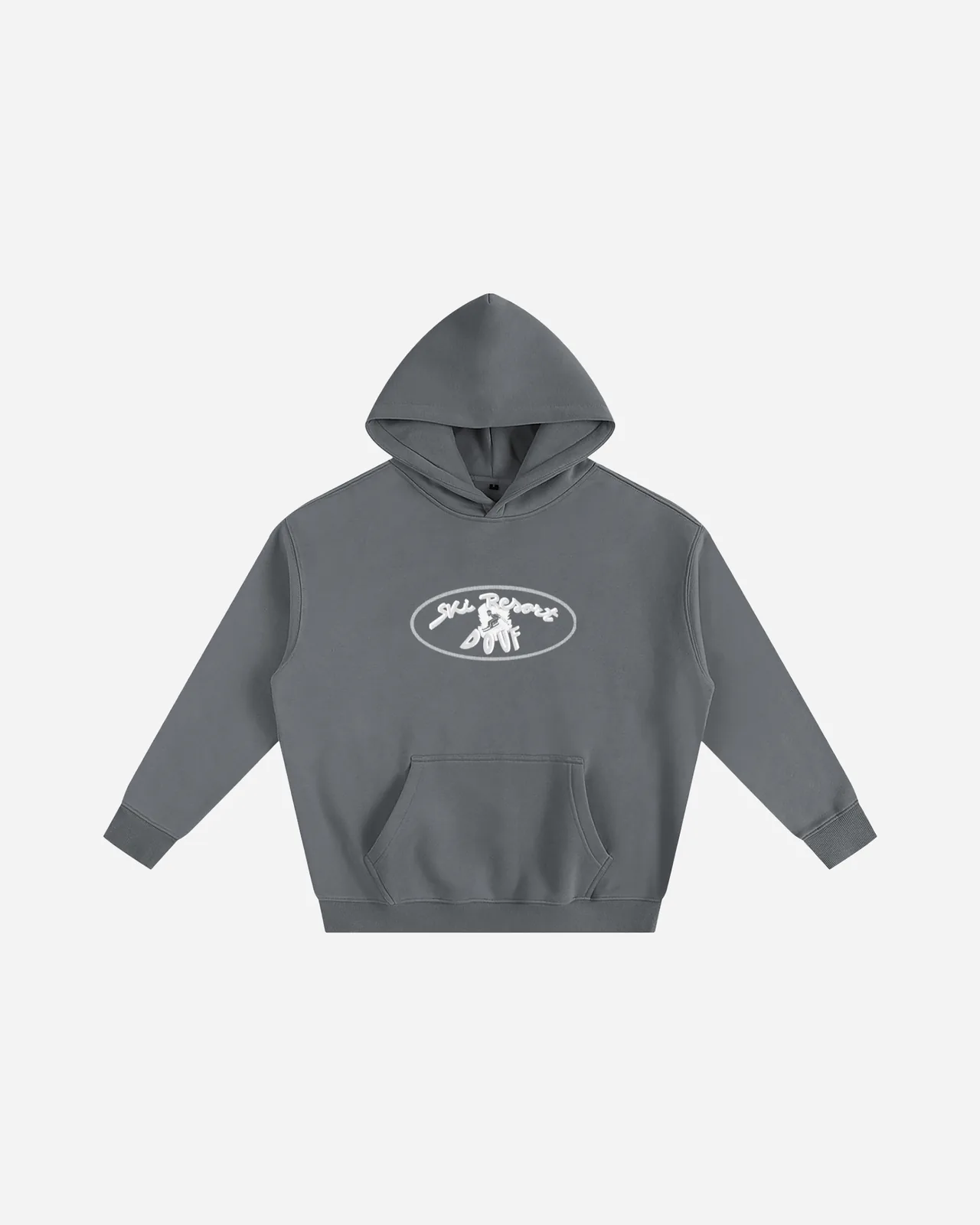 downhill fleece hoodie — gris