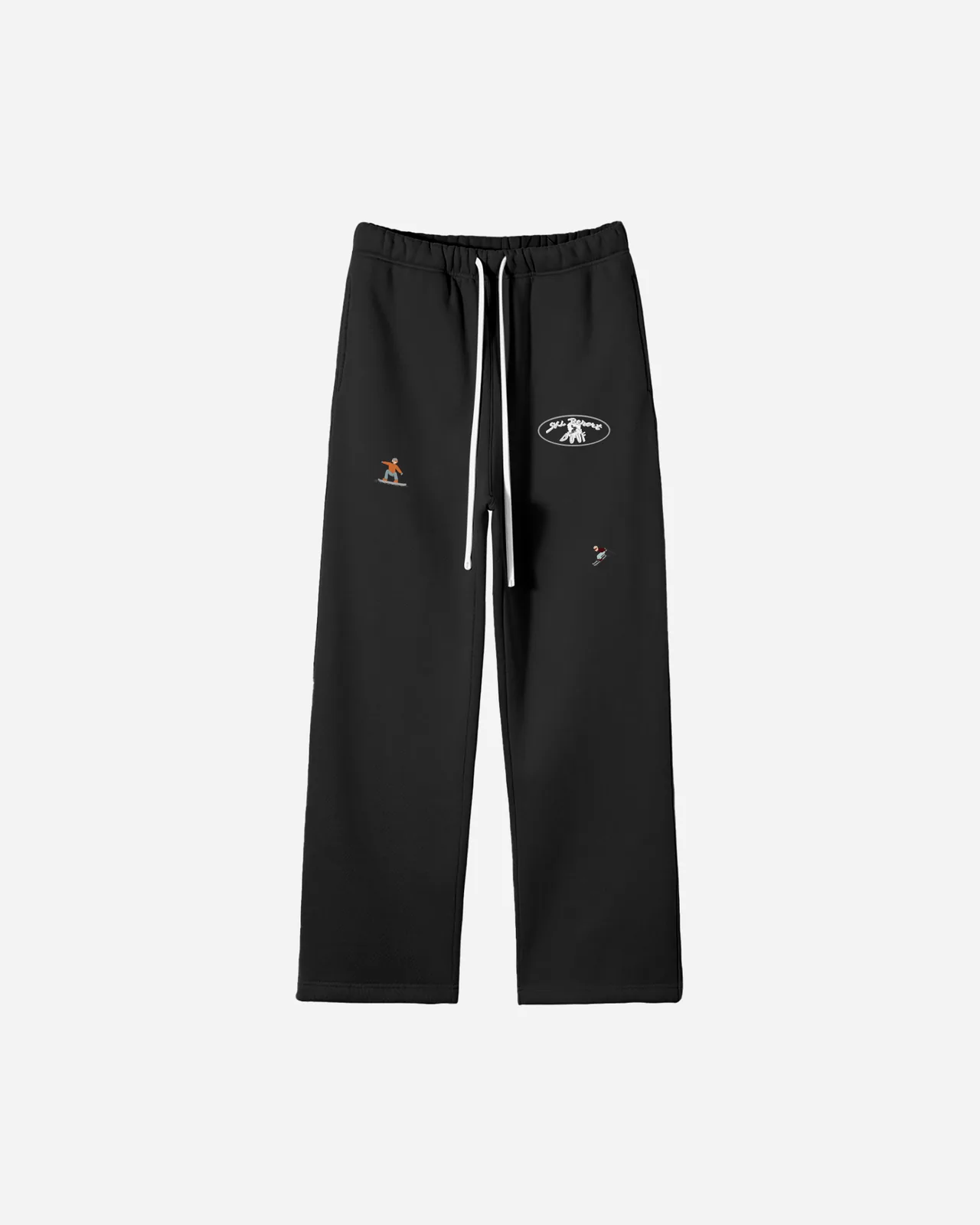 downhill track pants — negro