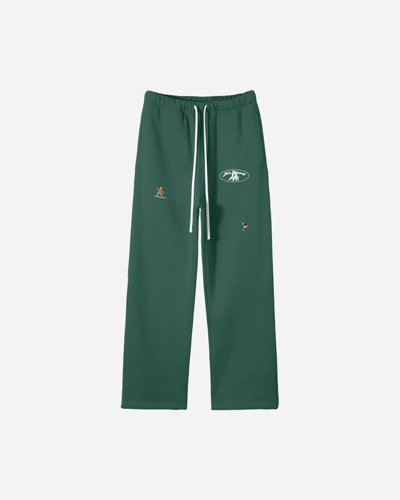 downhill track pants — verde