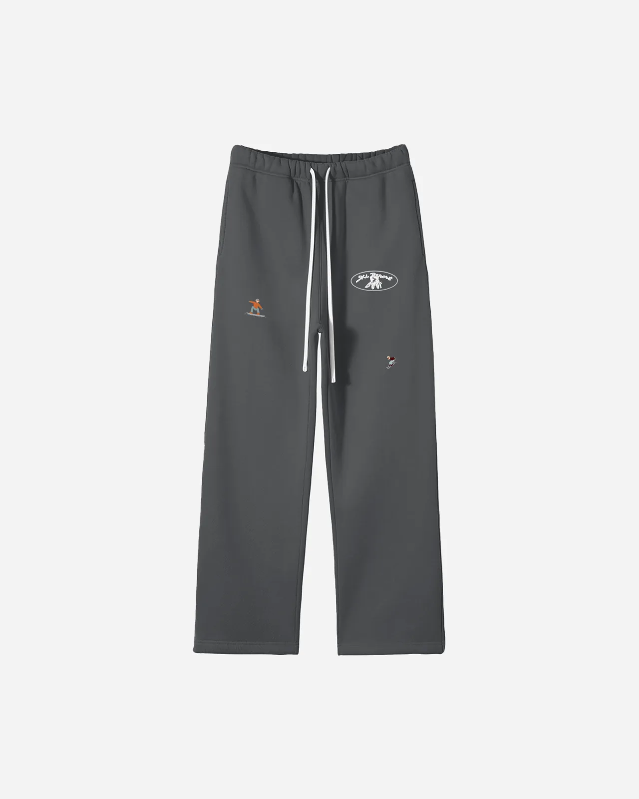 downhill track pants — gris oscuro