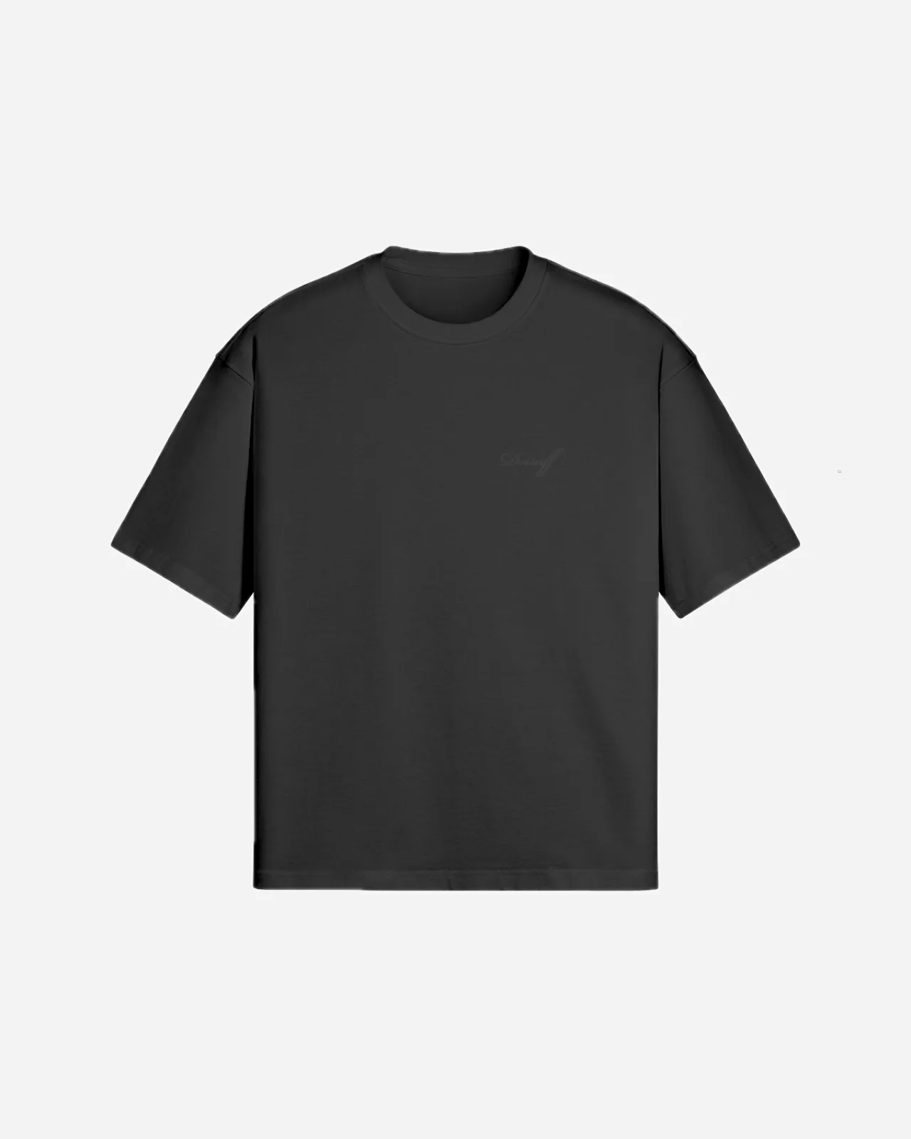 essentials tee — washed black — vista 1