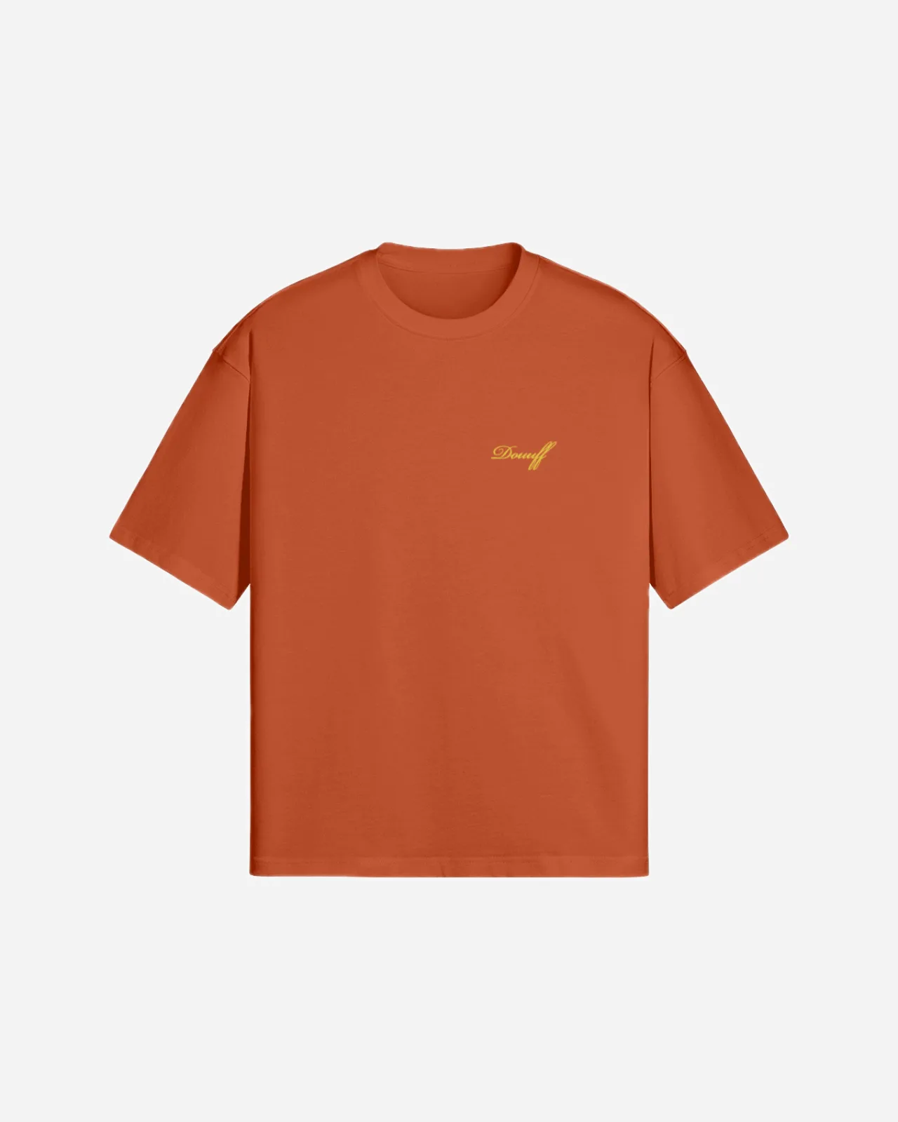 essentials tee — terracotta — vista 1