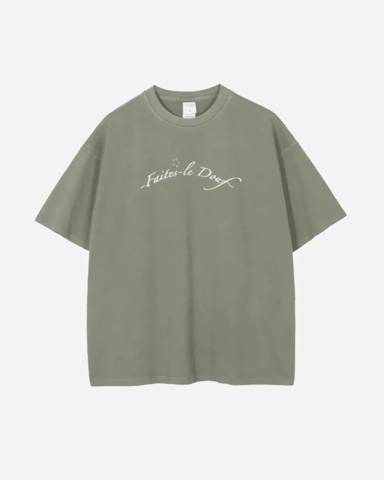 faites-le douf tee — vert — vista 1