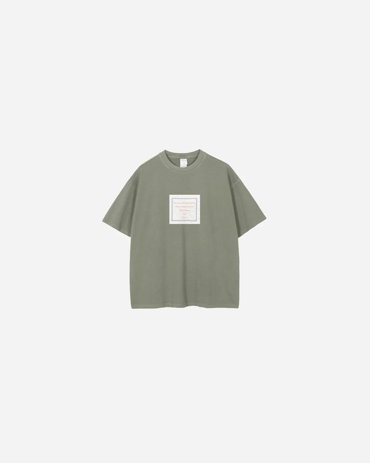 messages de nani tee — verde