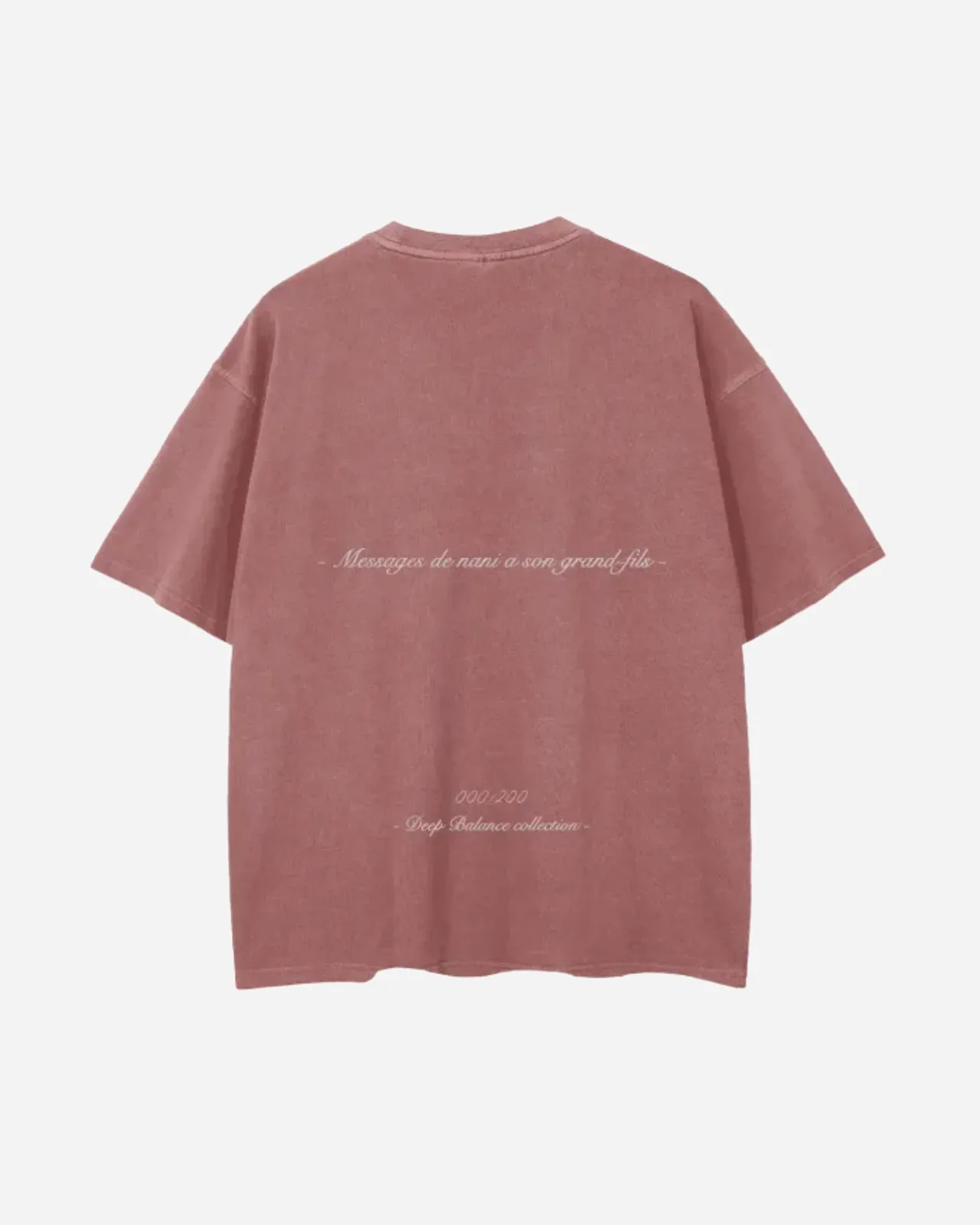 messages de nani tee — rouge — vista 2