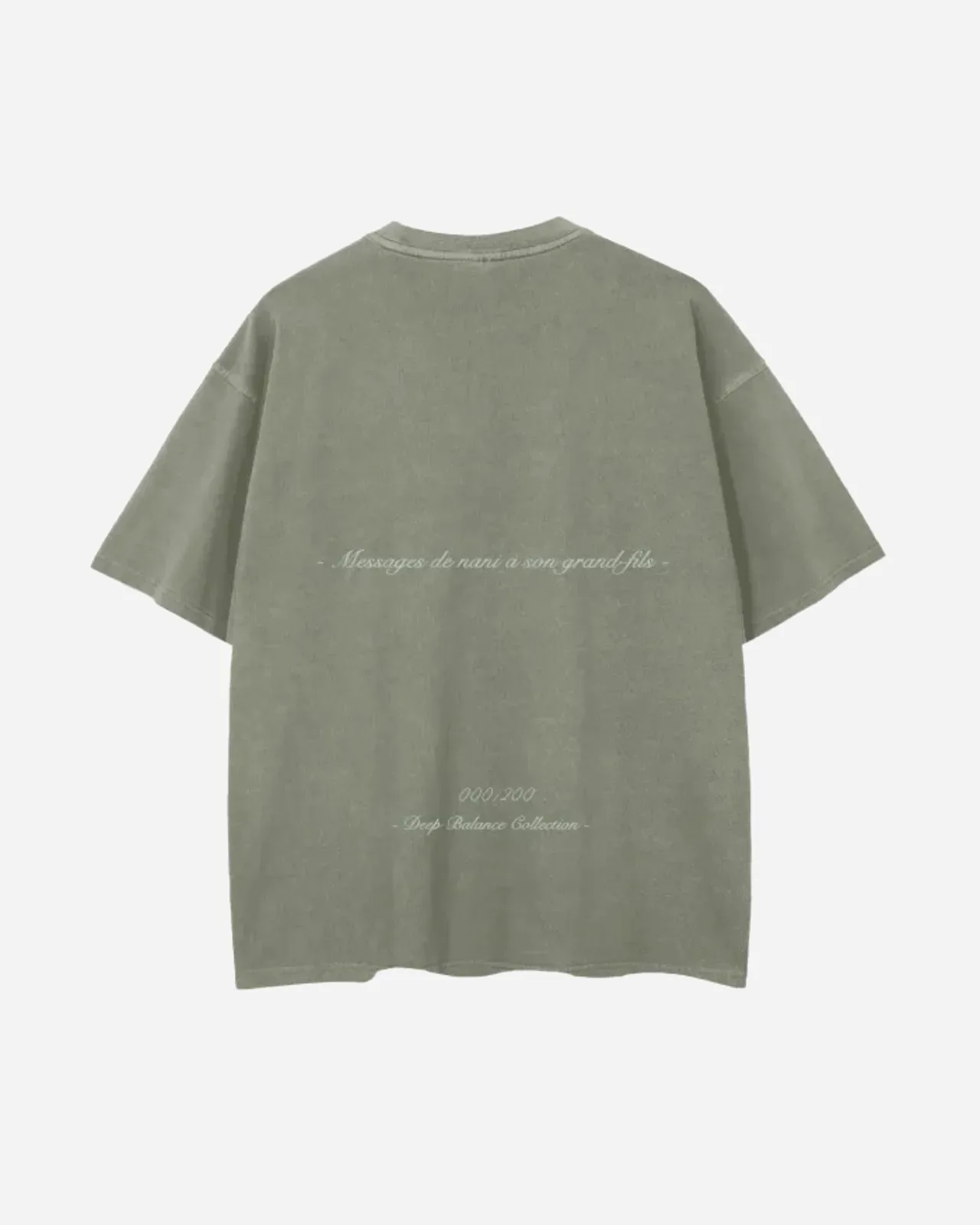 messages de nani tee — vert — vista 2