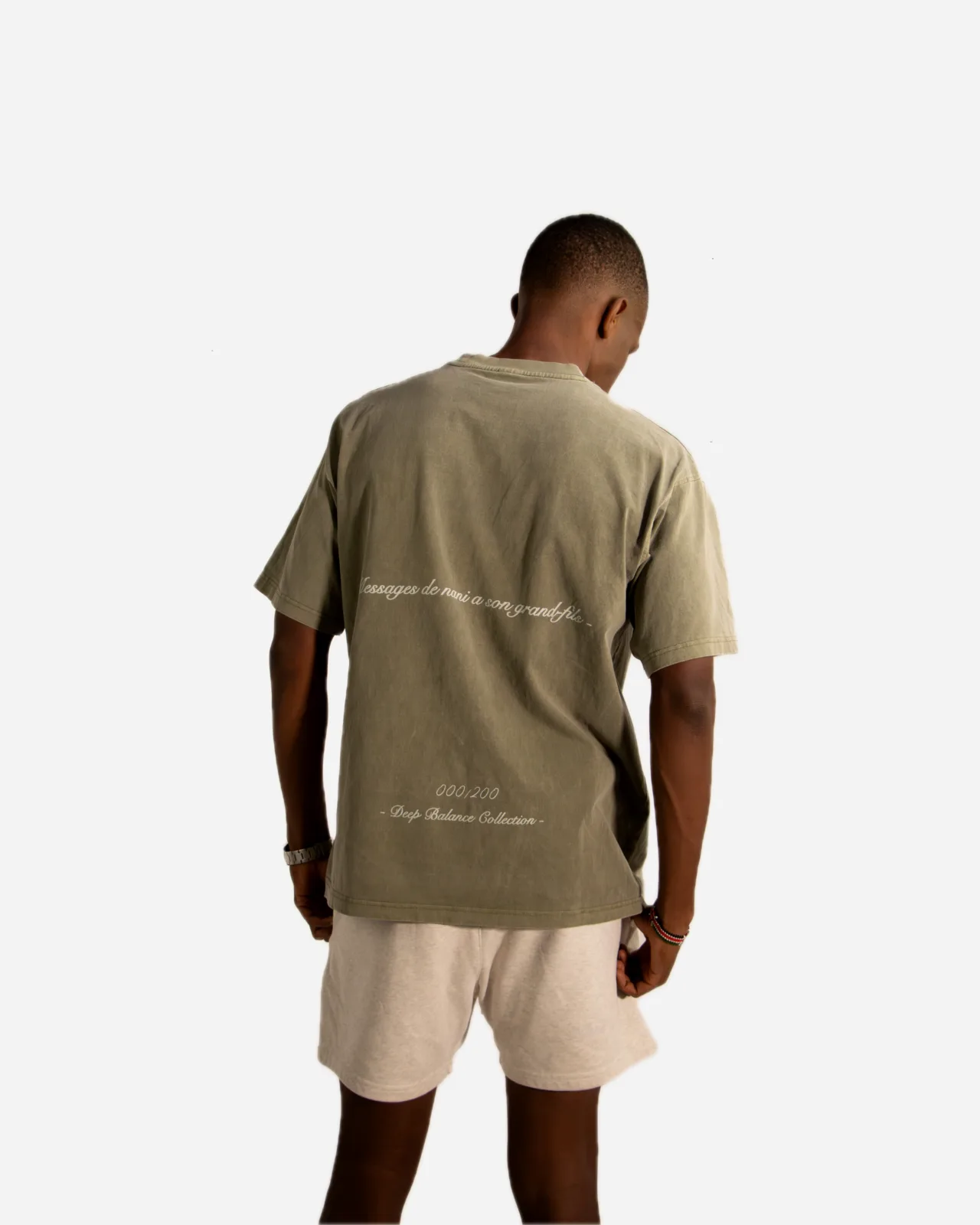 messages de nani tee — vert — vista 5