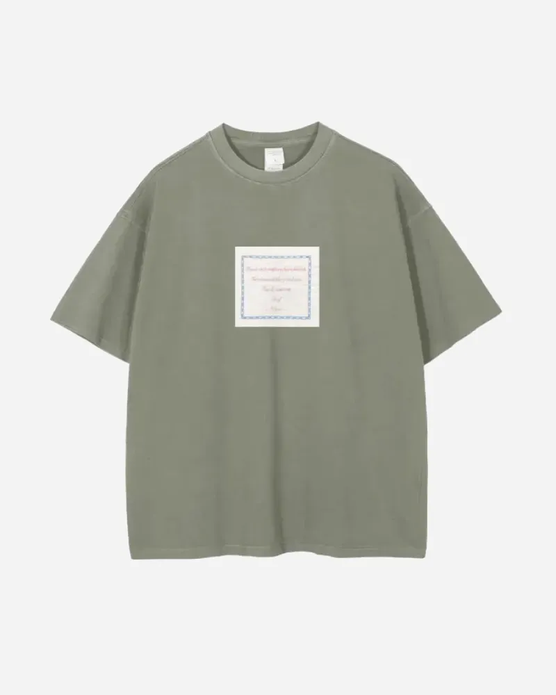messages de nani tee — vert