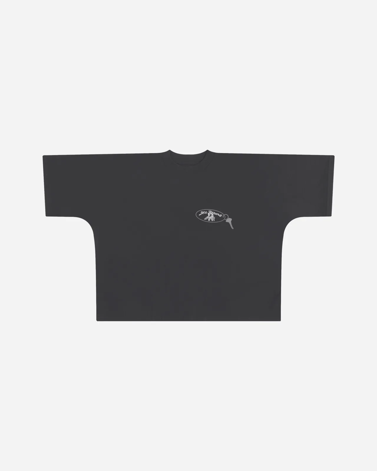 one beer heavyweight tee — gris oscuro