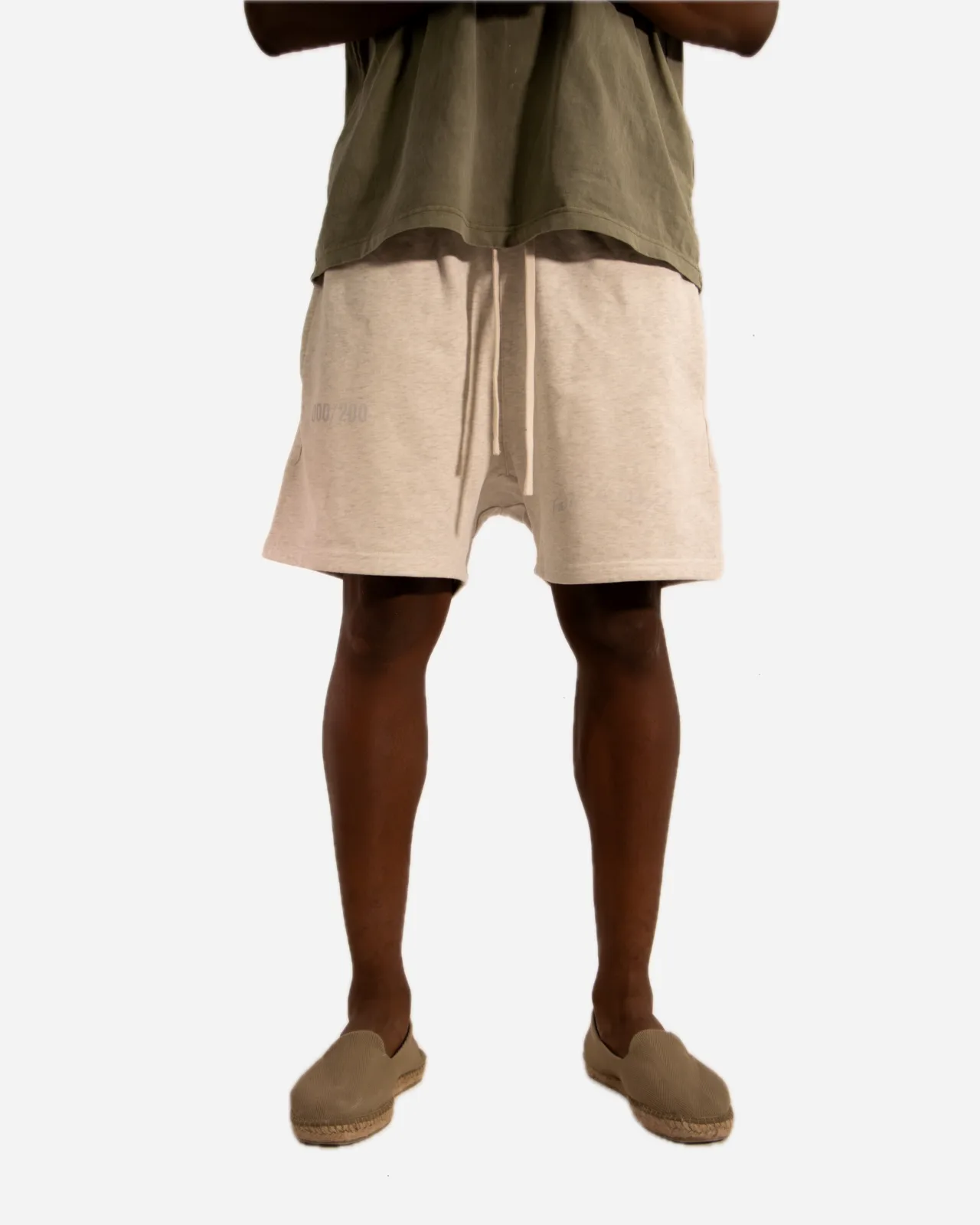 shorts heavyweight — blanc — vista 3