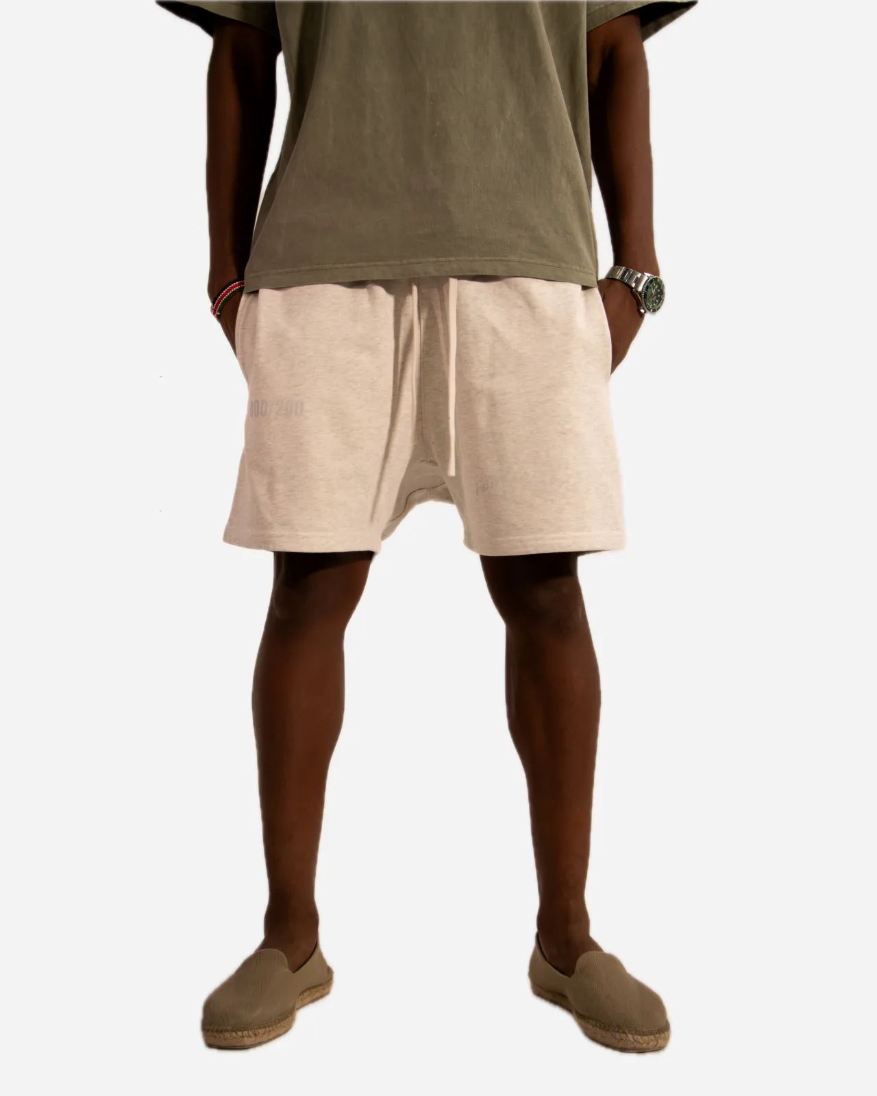 shorts heavyweight — blanc — vista 4