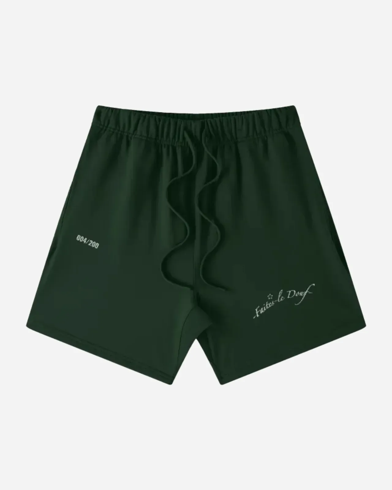 shorts heavyweight — vert foncé — vista 1