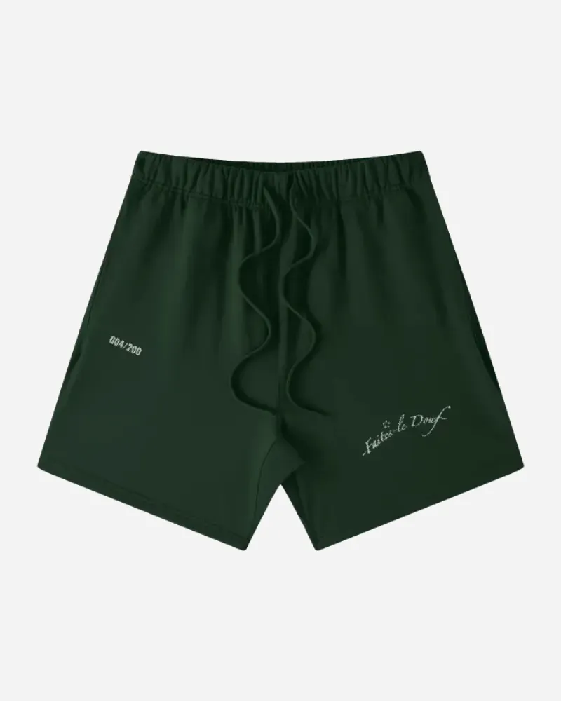 shorts heavyweight — vert foncé