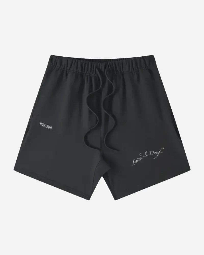 shorts heavyweight — gris foncé