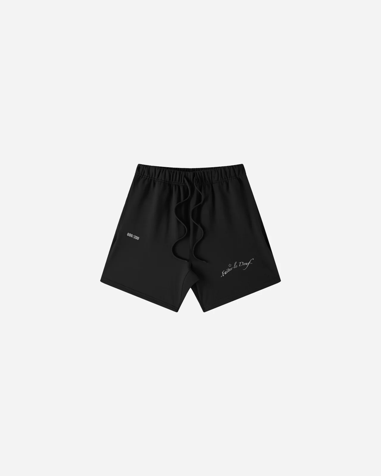 shorts heavyweight — faites-le douf — negro