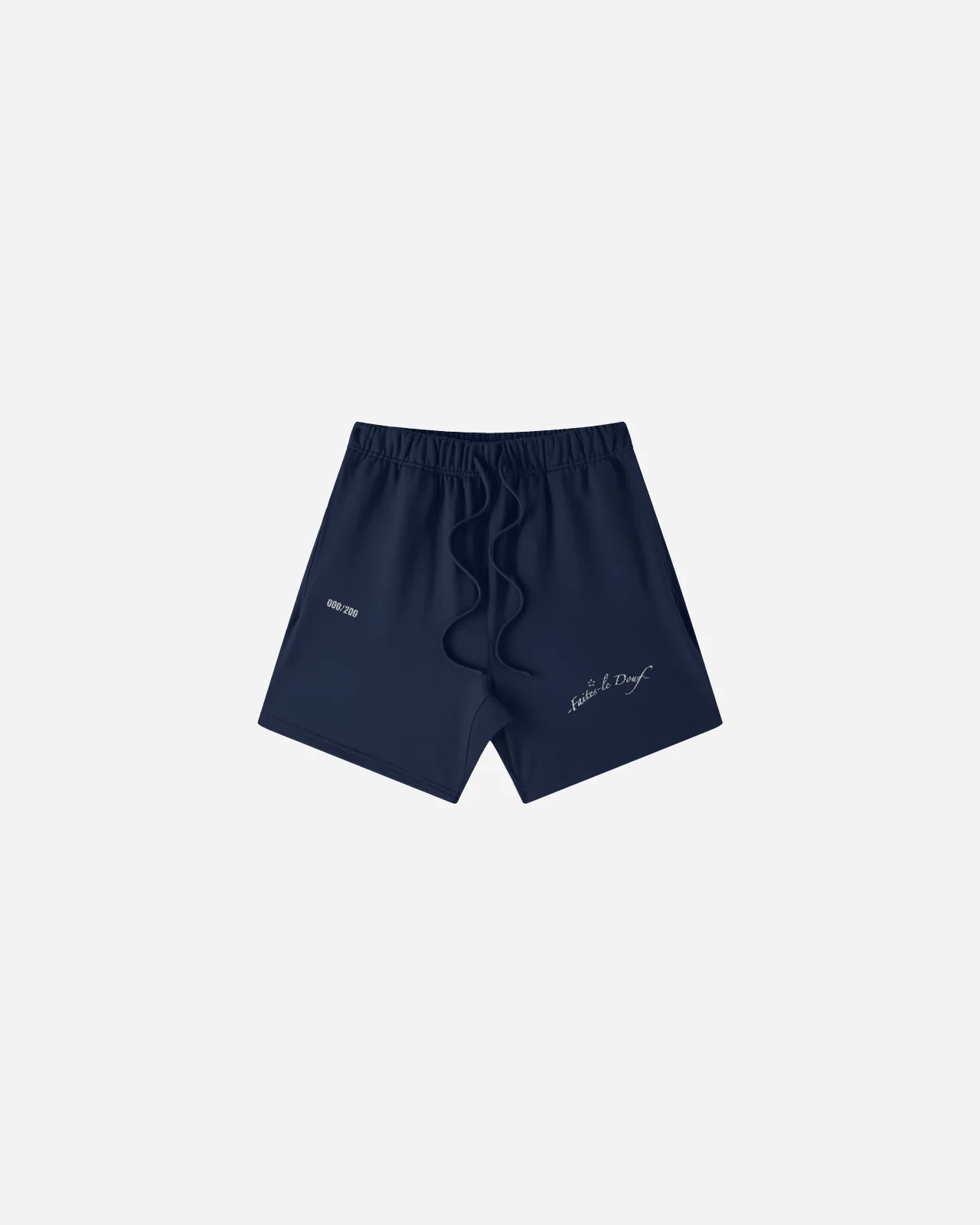 shorts heavyweight — faites-le douf — azul marino