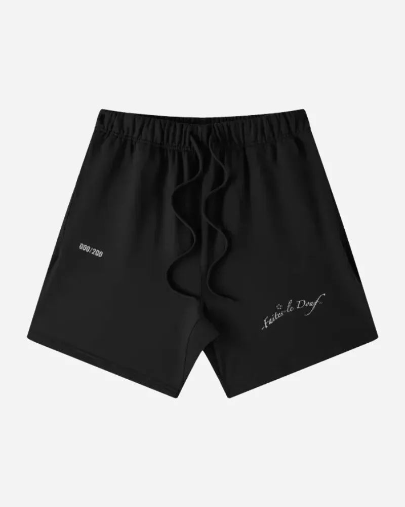 shorts heavyweight — noir