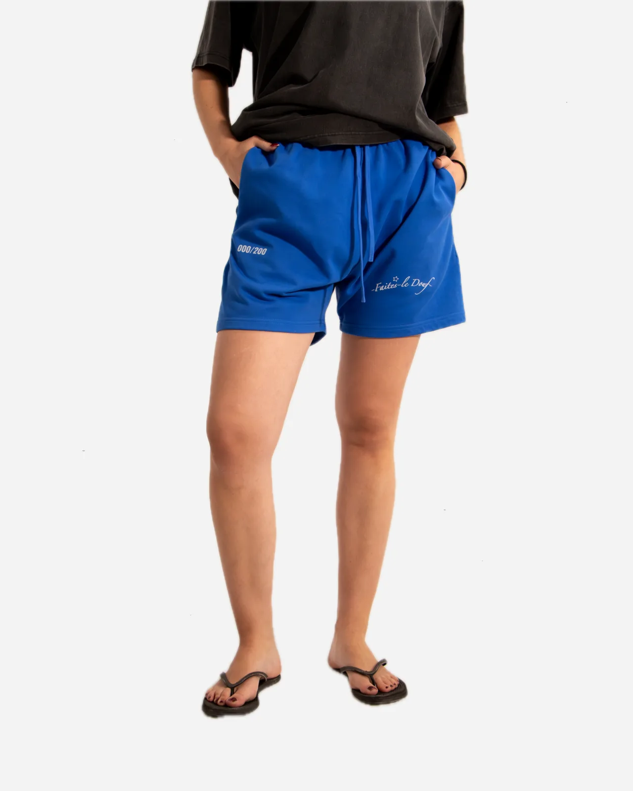 shorts heavyweight — bleu royal — vista 3