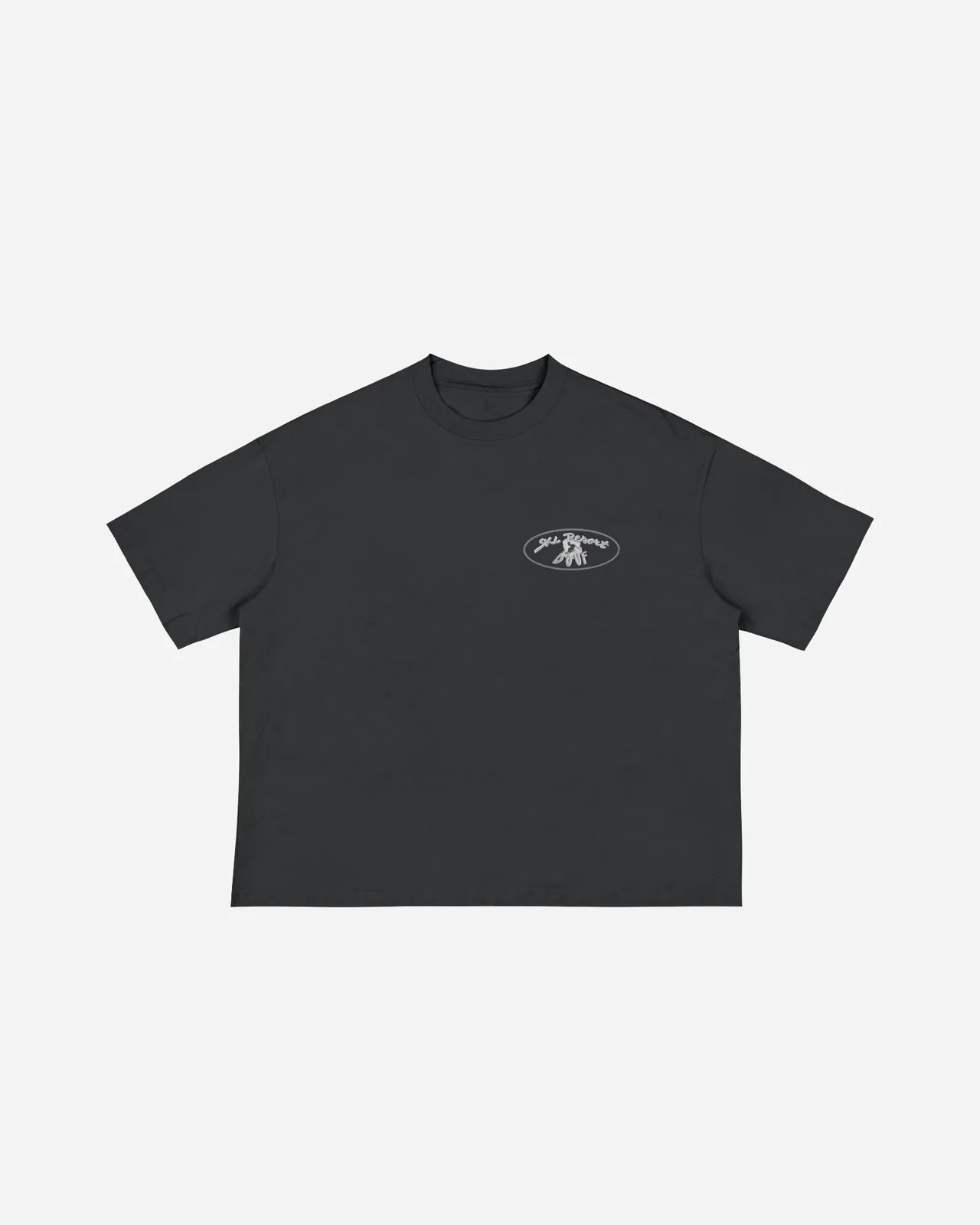 ski resort tee — negro