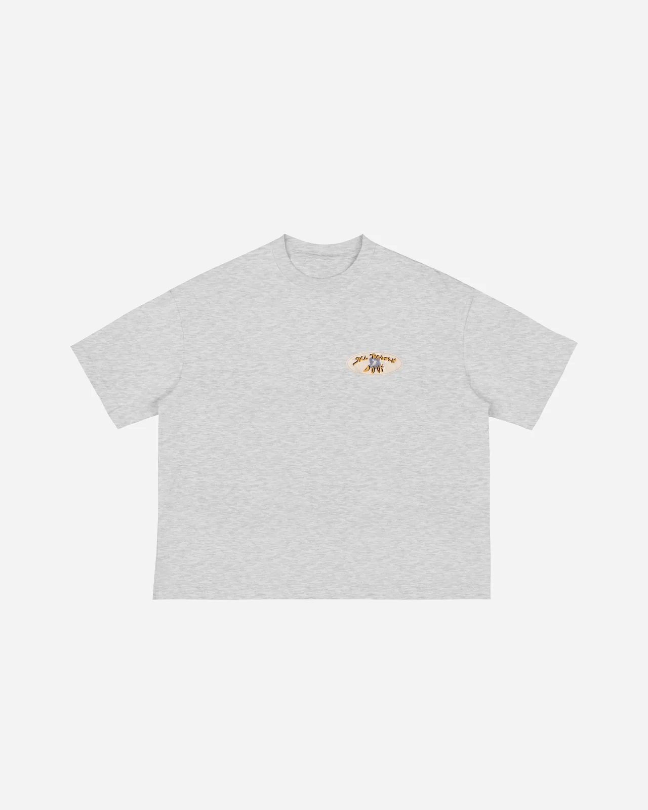 ski resort tee — gris nieve