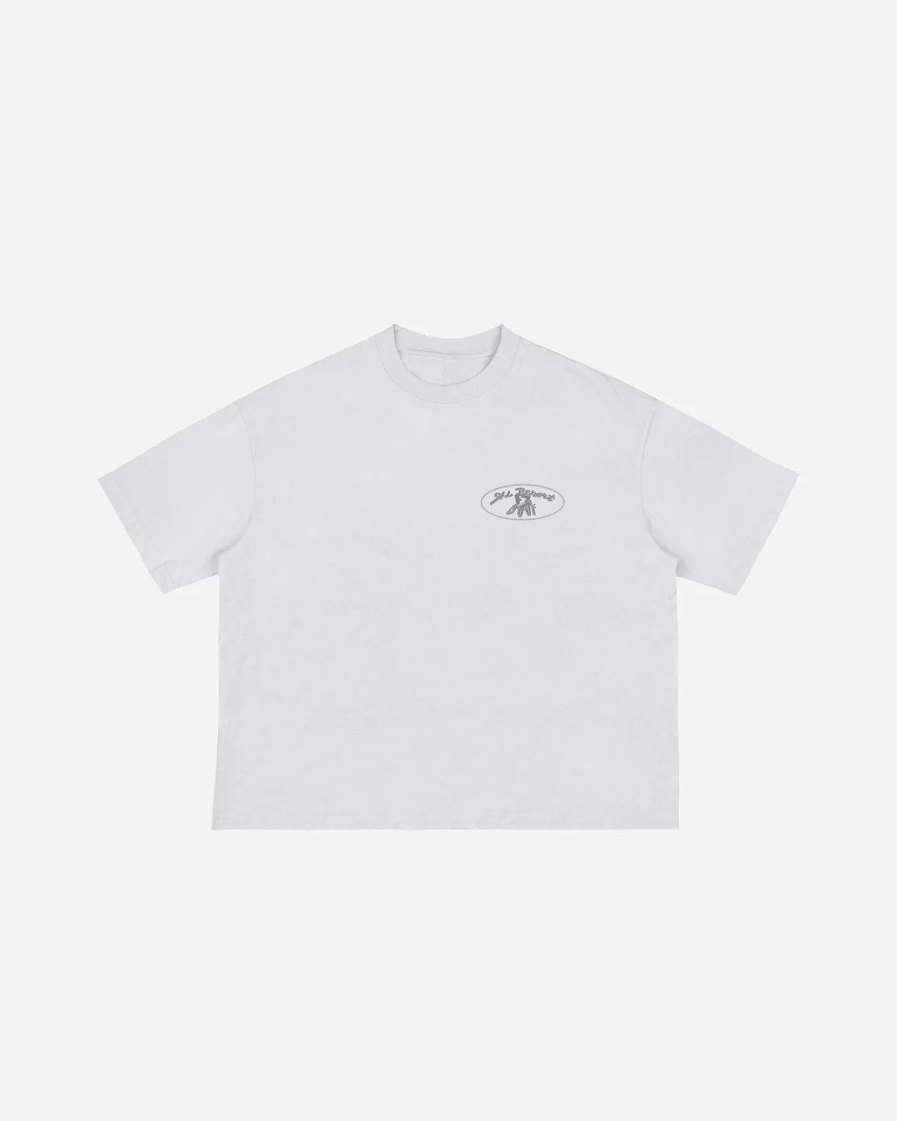 ski resort tee — blanco