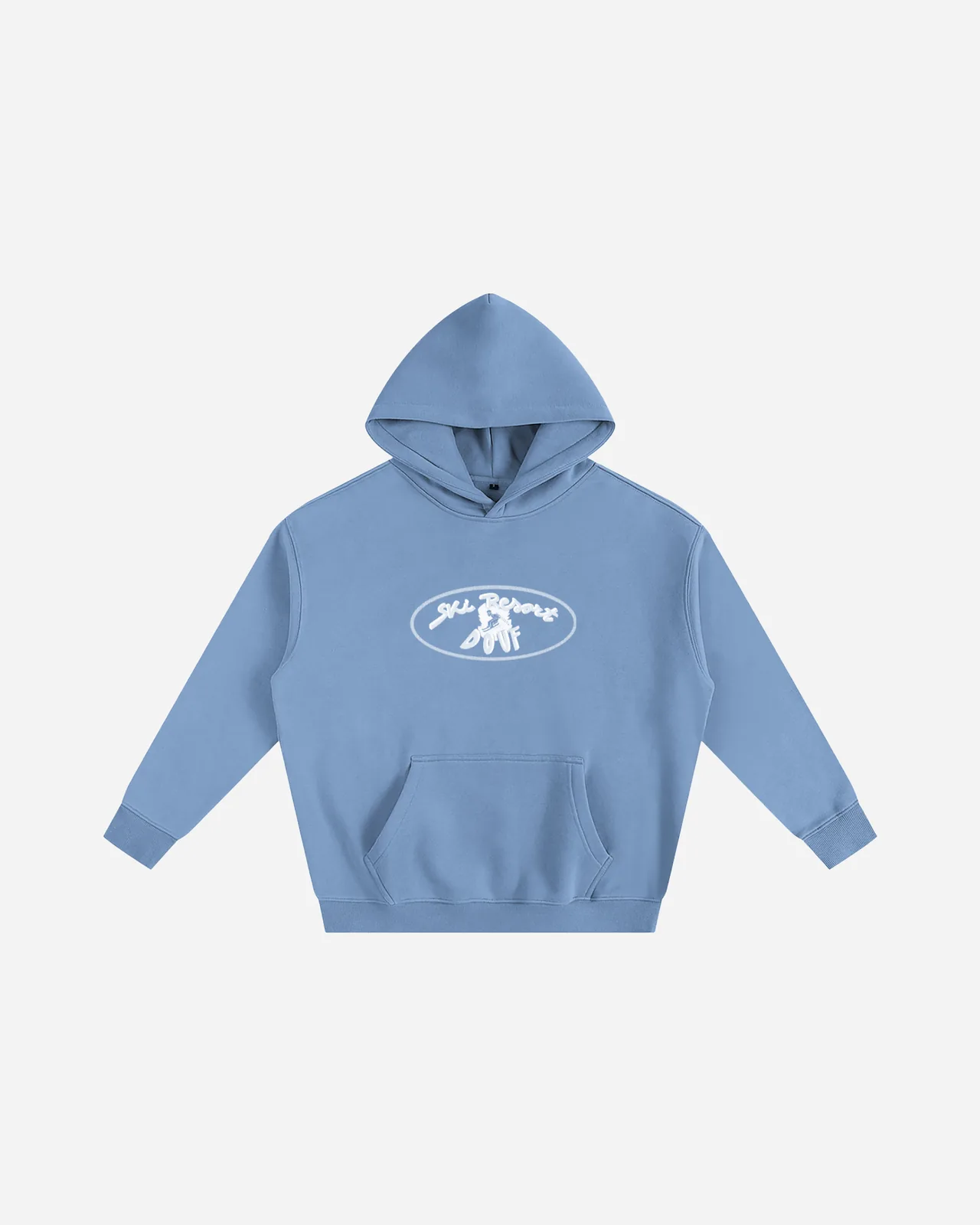 sky fleece hoodie — azul