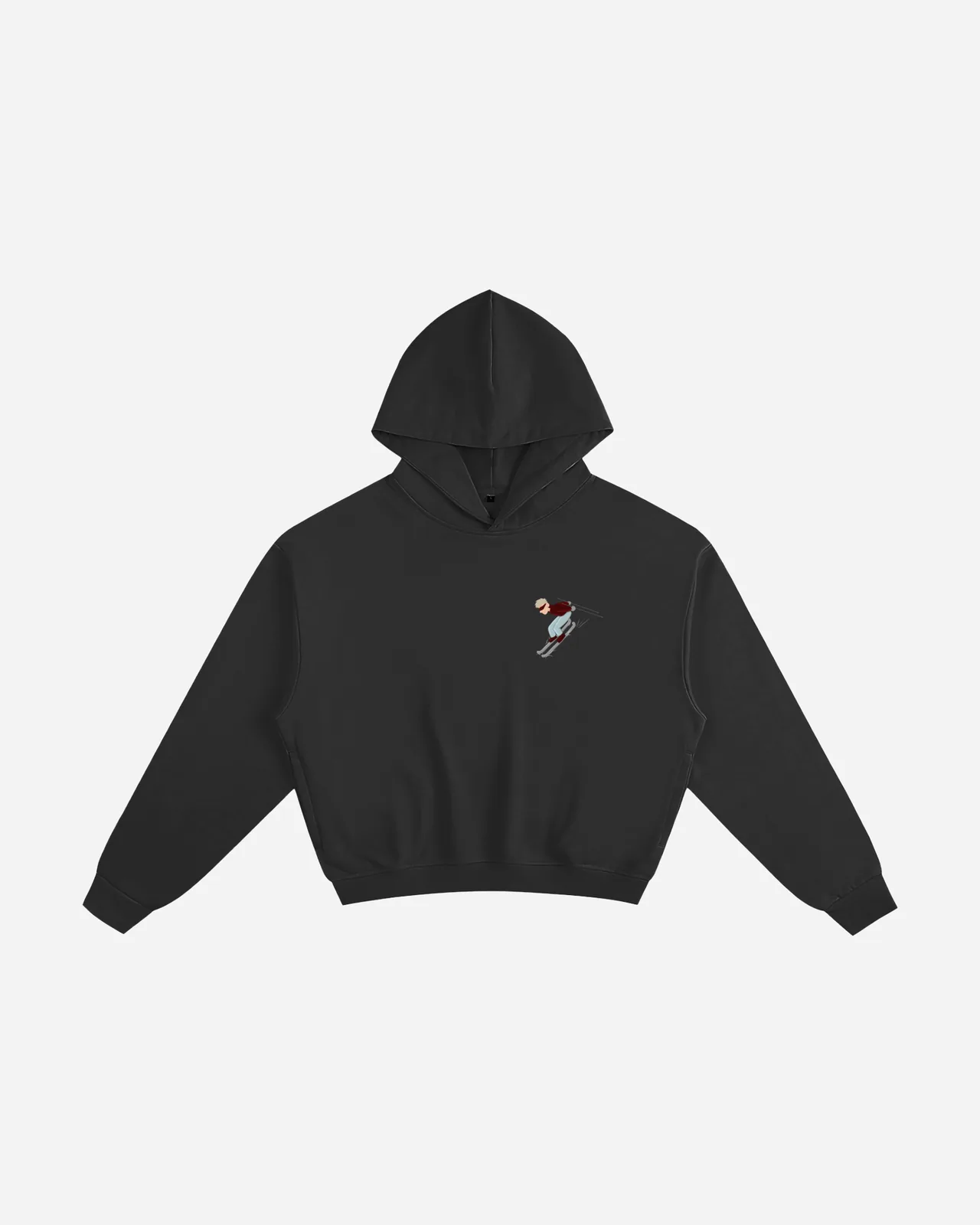 skygeek boxy hoodie — negro