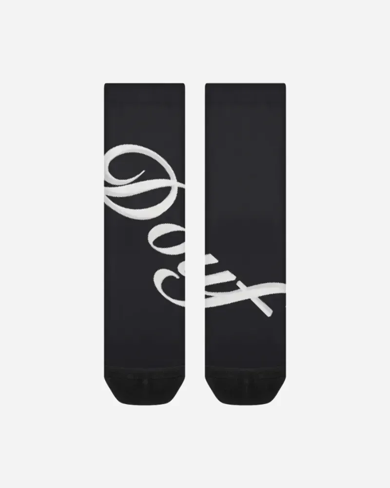 douf crew socks — noir