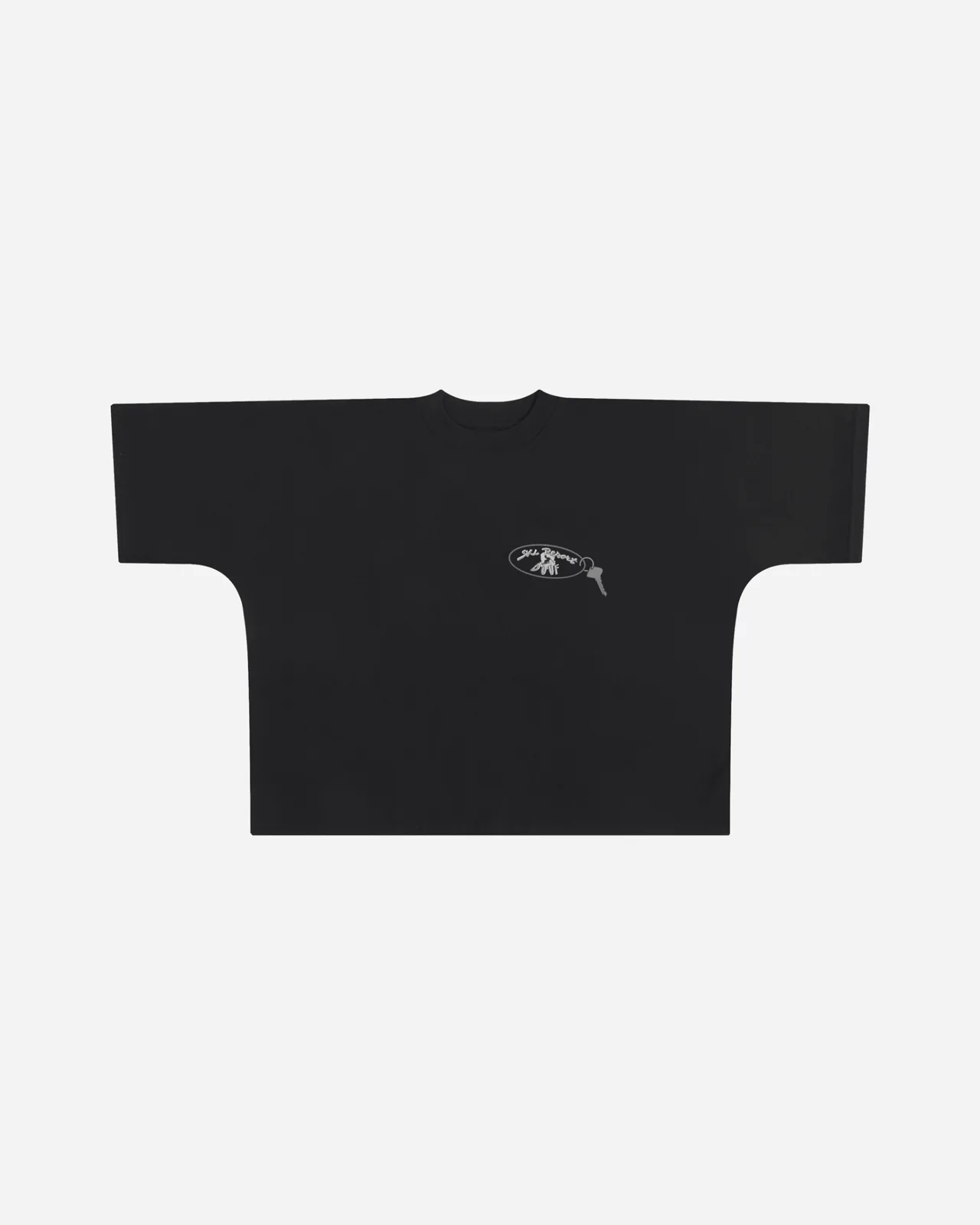 two beers heavyweight tee — negro